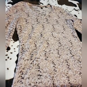 BKE Lace Top in Cream